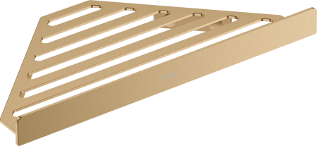 Корзина угловая hansgrohe AddStoris 41741140, шлифованная бронза
