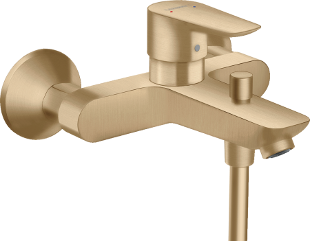 Смеситель для ванны hansgrohe Talis E 71740140, шлифованная бронза