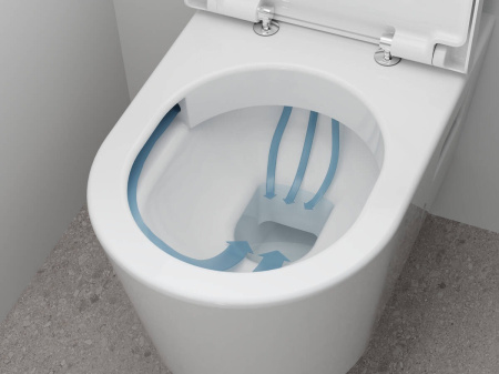 Унитаз hansgrohe EluPura Original S подвесной с сиденьем без микролифта 60207450, белый