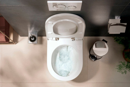 Унитаз hansgrohe EluPura Original S подвесной с сиденьем без микролифта 60207450, белый