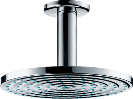 Верхний душ hansgrohe Raindance S 180 1jet EcoSmart с потолочным кронштейном 27464000, хром