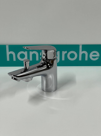 Смеситель для ванны hansgrohe Novus Monotrou на край ванны 71321000/U, хром, уцененный товар