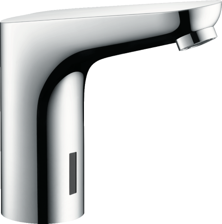 Смеситель для раковины hansgrohe Focus 130 электронный, без регулировки температуры, питание от сети 230V 31174000, хром
