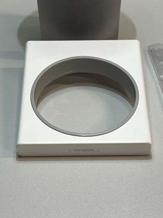 Туалетный ершик hansgrohe AddStoris с настенным держателем 41752700/U, матовый белый, уцененный товар