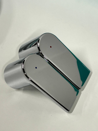 Смеситель для раковины hansgrohe Vernis Shape 150 на 3 отверстия, со сливным гарнитуром, 71563000/U, хром, уцененный товар