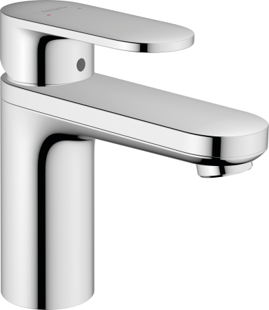 Смеситель для раковины hansgrohe Vernis Blend 100, со сливным гарнитуром и изолированным каналом для воды 71571000, хром