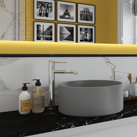 Смеситель для раковины Aqueduto CANO L-size CAN0300, хром