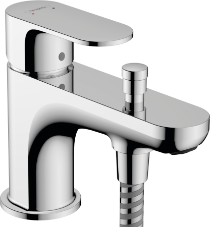 Смеситель для ванны hansgrohe Rebris S Monotrou на край ванны, 2 режима расхода воды 72436000, хром