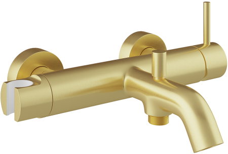 Смеситель для ванны Aqueduto CANO CAN0650, шлифованное золото