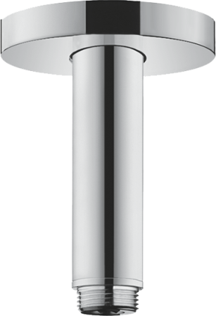 Душевой кронштейн hansgrohe S потолочный 100 мм 27393000, хром