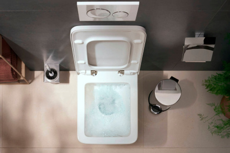 Унитаз hansgrohe EluPura Original Q подвесной с сиденьем без микролифта 60208450, белый