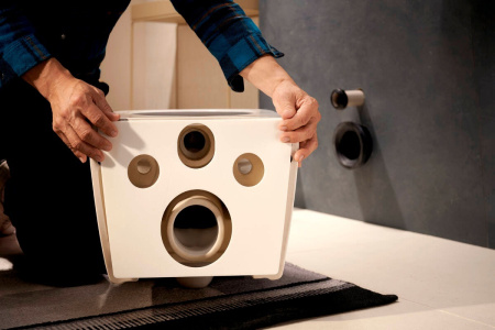 Унитаз hansgrohe EluPura Original Q подвесной с сиденьем без микролифта 60208450, белый