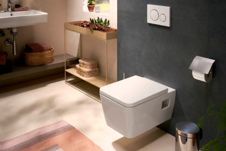 Унитаз hansgrohe EluPura Original Q подвесной с сиденьем без микролифта 60208450, белый