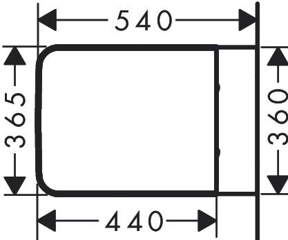 Унитаз hansgrohe EluPura Original Q подвесной с сиденьем без микролифта 60208450, белый