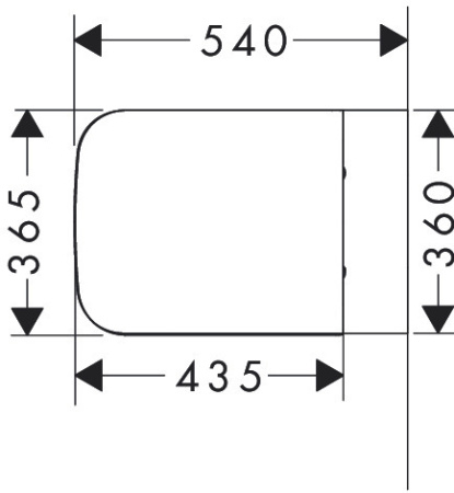 Унитаз hansgrohe CreekTide Q подвесной с сиденьем без микролифта 60203450, белый