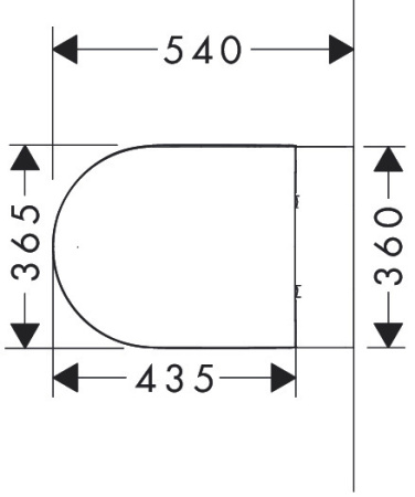 Унитаз hansgrohe GladeLake S подвесной с сиденьем без микролифта 60201450, белый