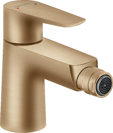 Смеситель для биде hansgrohe Talis E со сливным гарнитуром 71720140, шлифованная бронза