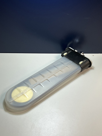 Внешняя монтажная часть hansgrohe sBox с овальной розеткой 28020000/U, хром, уцененный товар