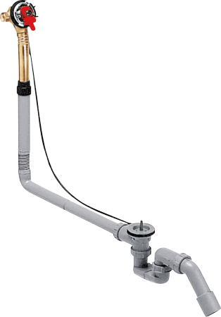 Скрытая часть системы налива/слива-перелива для нестандартных ванн hansgrohe Exafill 58126180