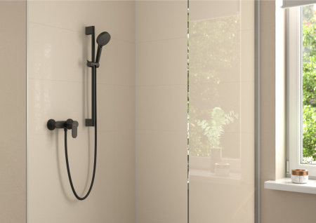 Смеситель для душа hansgrohe Vernis Blend 71640670, матовый черный