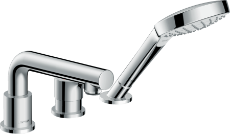 Внешняя часть смесителя для ванны hansgrohe Talis S на край ванны, на 3 отверстия 72416000, хром