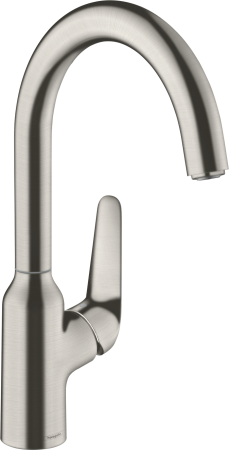 Смеситель для кухонной мойки hansgrohe Focus M42 220, 1jet 71802800, под сталь