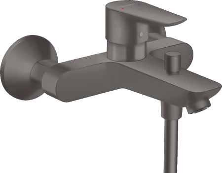 Смеситель для ванны hansgrohe Talis E 71740340, шлифованный черный хром