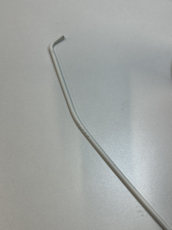 Смеситель для раковины hansgrohe Talis E 110, со сливным гарнитуром 71710700/U1, матовый белый, уцененный товар