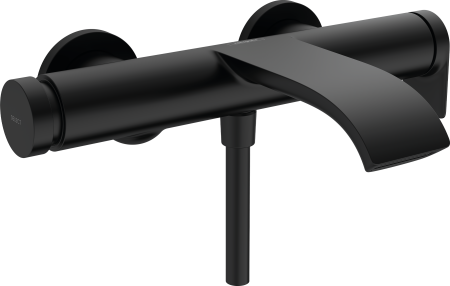 Смеситель для ванны hansgrohe Vivenis внешнего монтажа 75420670, матовый черный