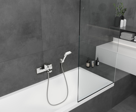 Смеситель для ванны hansgrohe Vernis Shape 71450000, хром