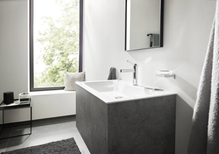 Кран для холодной воды hansgrohe Finoris 100, без сливного гарнитура 76013000, хром