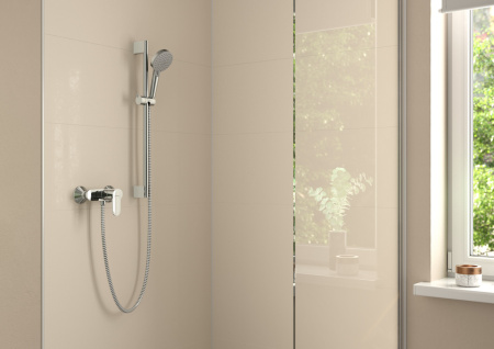 Душевой гарнитур hansgrohe Vernis Blend 100 Vario 2 режима, cо штангой 65 см 26275000, хром