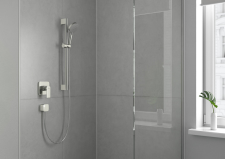 Душевой гарнитур hansgrohe Vernis Blend 100 Vario 2 режима, cо штангой 65 см 26275000, хром