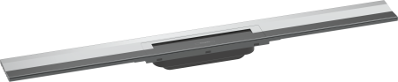 Внешняя часть трапа для душа hansgrohe RainDrain Flex, 80 см, укорачиваемая 56051000, хром