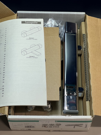 Термостат для ванны hansgrohe Ecostat E 15774000/U1, хром, уцененный товар