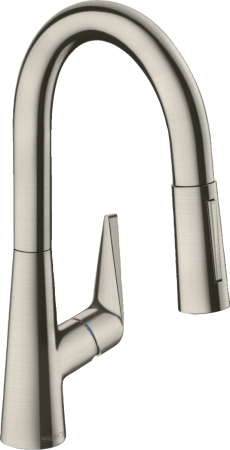 Смеситель для кухонной мойки hansgrohe Talis M51 160, с вытяжным душем 2jet 72815800, под сталь