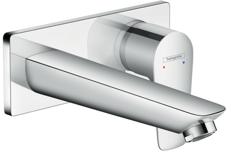 Внешняя часть смесителя для раковины hansgrohe Talis E скрытого монтажа, настенный 71732000, хром