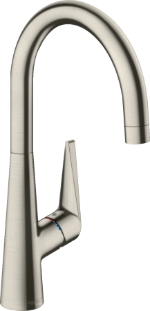Смеситель для кухонной мойки hansgrohe Talis M51 260, с вытяжным изливом 1jet, Eco 72816800, под сталь