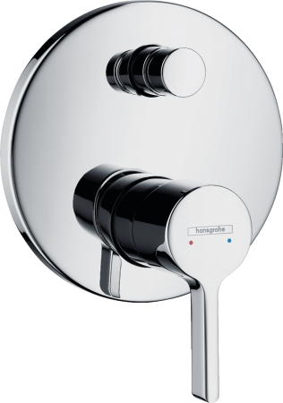 Внешняя часть смесителя для ванны hansgrohe Metris S скрытого монтажа 31465000, хром