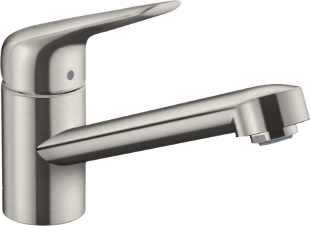 Смеситель для кухонной мойки hansgrohe Focus M42 100, 1jet 71808800, под сталь