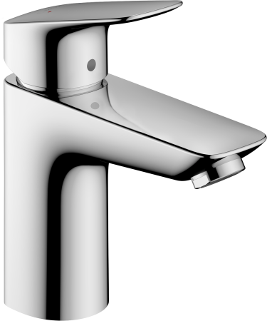Смеситель для раковины hansgrohe Logis 100, без сливного гарнитура 71101000, хром
