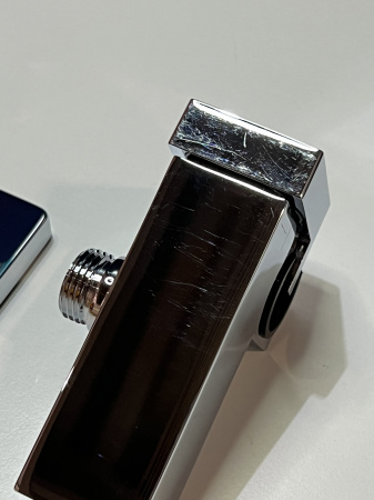 Гигиенический душ hansgrohe 1jet E с запорным вентилем, держателем и шлангом 125 см 29233000/U, хром, уцененный товар