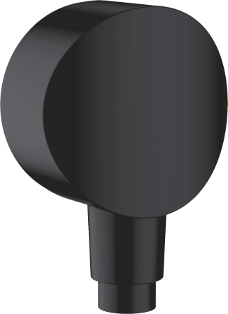 Шланговое подключение hansgrohe FixFit S с клапаном обратного тока 26453670, матовый черный