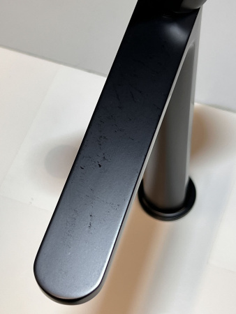 Смеситель для раковины hansgrohe Rebris S 240 CoolStart, со сливным гарнитуром 72580670/U1, матовый черный, уцененный товар
