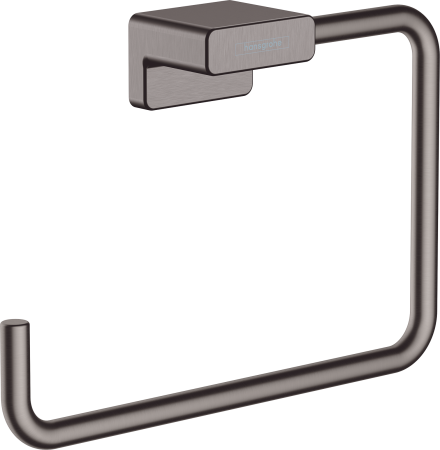 Держатель для полотенец hansgrohe AddStoris кольцевой 41754340, шлифованный черный хром