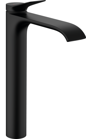 Смеситель для раковины hansgrohe Vivenis 250 со сливным гарнитуром 75040670, матовый черный
