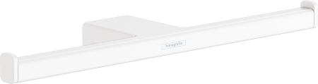 Держатель для туалетной бумаги hansgrohe AddStoris двойной 41748700, матовый белый