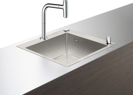 Кухонная комбинация hansgrohe C71-F450-06 врезная 43201000, хром