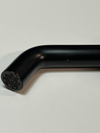 Смеситель для раковины hansgrohe Tecturis S 240 Fine, CoolStart, EcoSmart+, cо сливным гарнитуром Push-Open, 73370670/U, матовый черный, уцененный товар