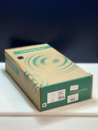 Смеситель для раковины hansgrohe Tecturis S 240 Fine, CoolStart, EcoSmart+, cо сливным гарнитуром Push-Open, 73370670/U, матовый черный, уцененный товар